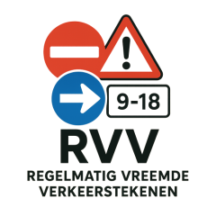 RVV Regelmatig Vreemde verkeersregels en verkeerstekens 1990