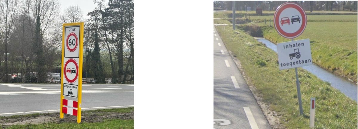 Inhalen verboden — tenzij je een tractor bent
